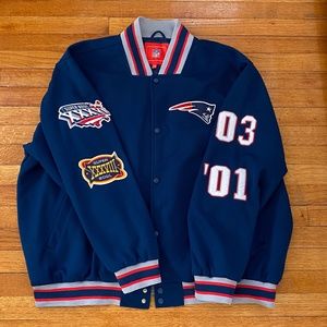 CLASSIC 2003 NFL Authentic New England Patriots Championship Jacket